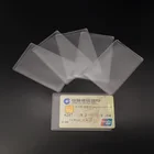 Водонепроницаемый Прозрачный чехол для кредитных карт из ПВХ, мягкий пластиковый чехол для защиты кредитных карт, для карт, автобусов, Id держатель для карт