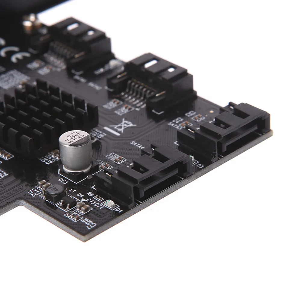 Смарт контроллер PCI Express с 1 по 4 портами Sata 3 0 6G Marvel 88SE9215|Платы расширения| |