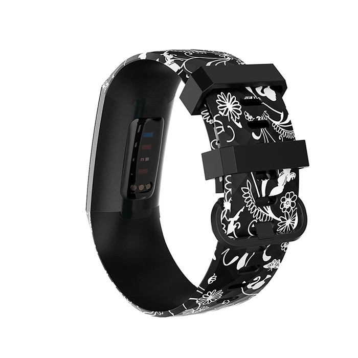 Pattern 3 Honecumi для Fitbit Charge 3 полосы для женщин и мужчин TPU Charge3 ремешок с ремешком с пряжкой для Fitbit Charge 3 Смарт часы браслет - Цвет: Pattern 3
