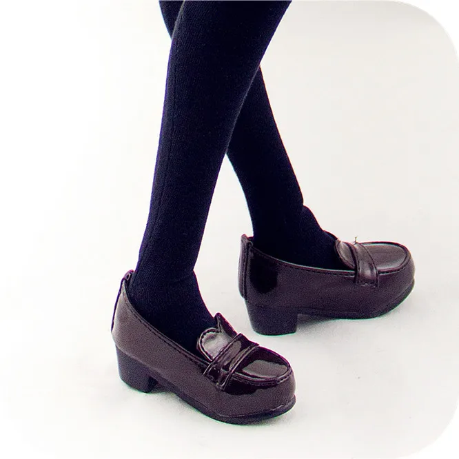 

New 1/3 BJD SD DD Doll Shoes Black/Brown Bright surface Lovely Uniform shoes