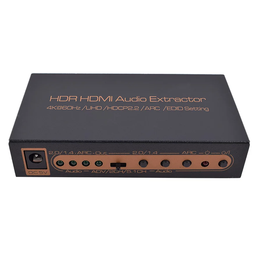 HDR HDMI в SPDIF оптический коаксиальный стерео R/L конвертер HDCP2.2 Full HD 1080P 4K @ 60 Гц ARC 3D