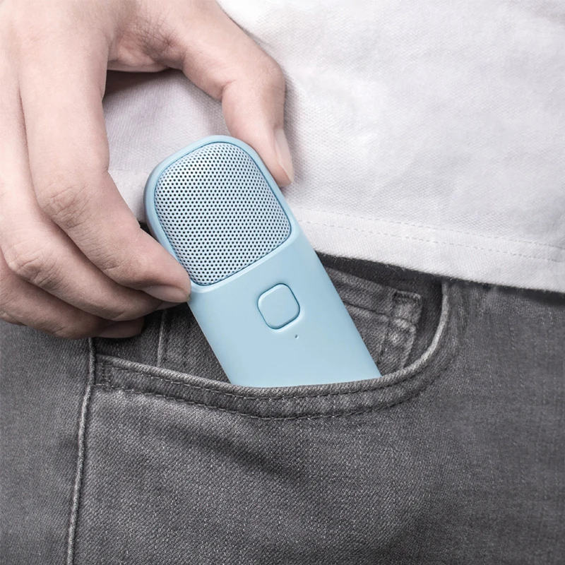 Xiaomi Youpin ультра-тонкий мини караоке беспроводной микрофон шумоподавление мини домашний KTV DPS чип портативный микрофон для пения