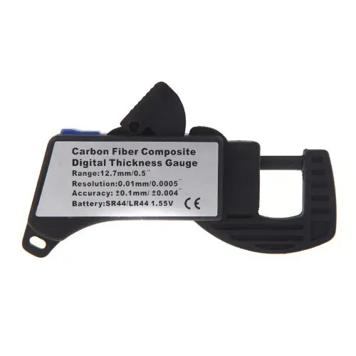 LIXF горячий цифровой наружный миллиметр толщина штангенциркуль углеродный 0-12 7 мм