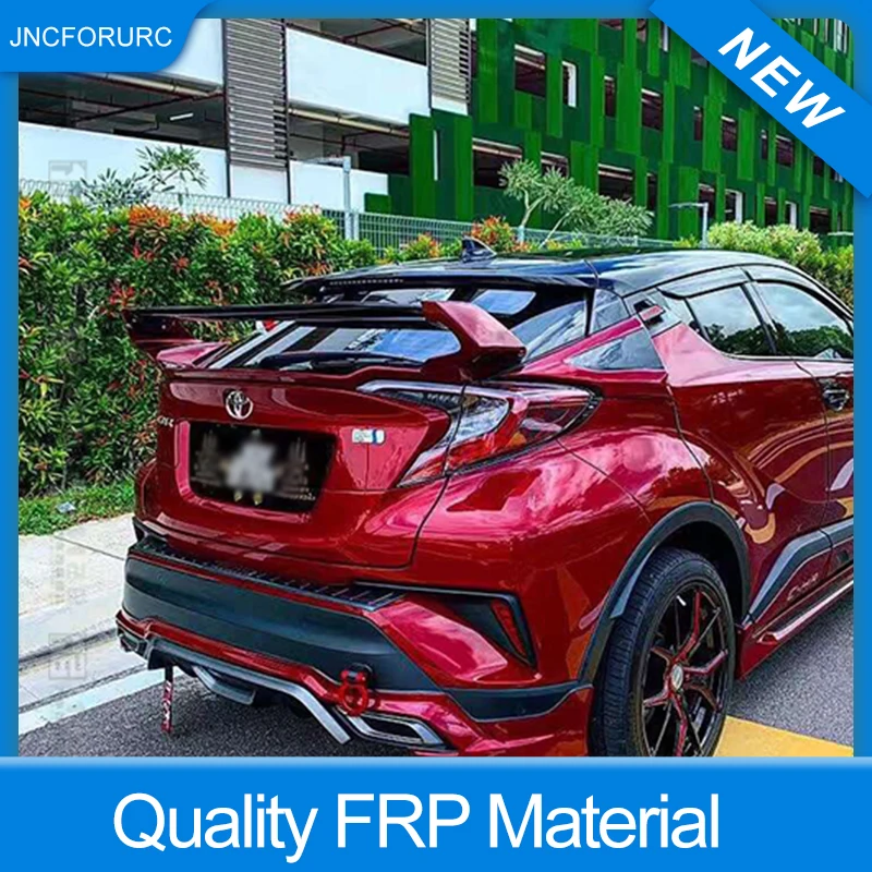 Спойлер для крышки багажника автомобиля Toyota CHR 2016 17 18 19 материал FRP черный белый