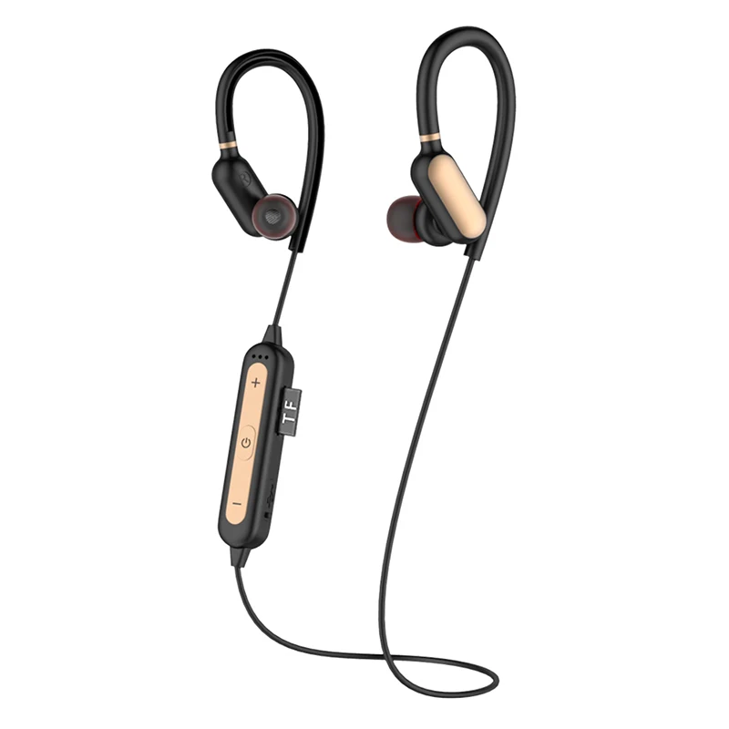 Bluetooth наушники беспроводные вкладыши с микрофоном для спорта TF карты