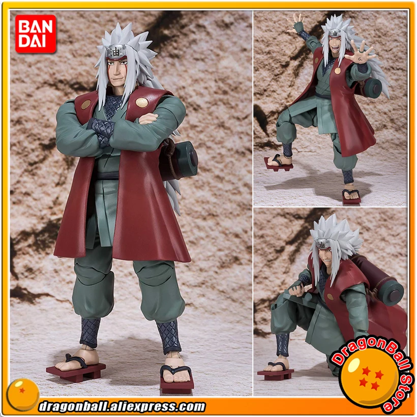 100% Оригинальный BANDAI Tamashii Nation S.H. Эксклюзивная экшн-фигурка Figuarts SHF-Jiraiya | Игрушки и