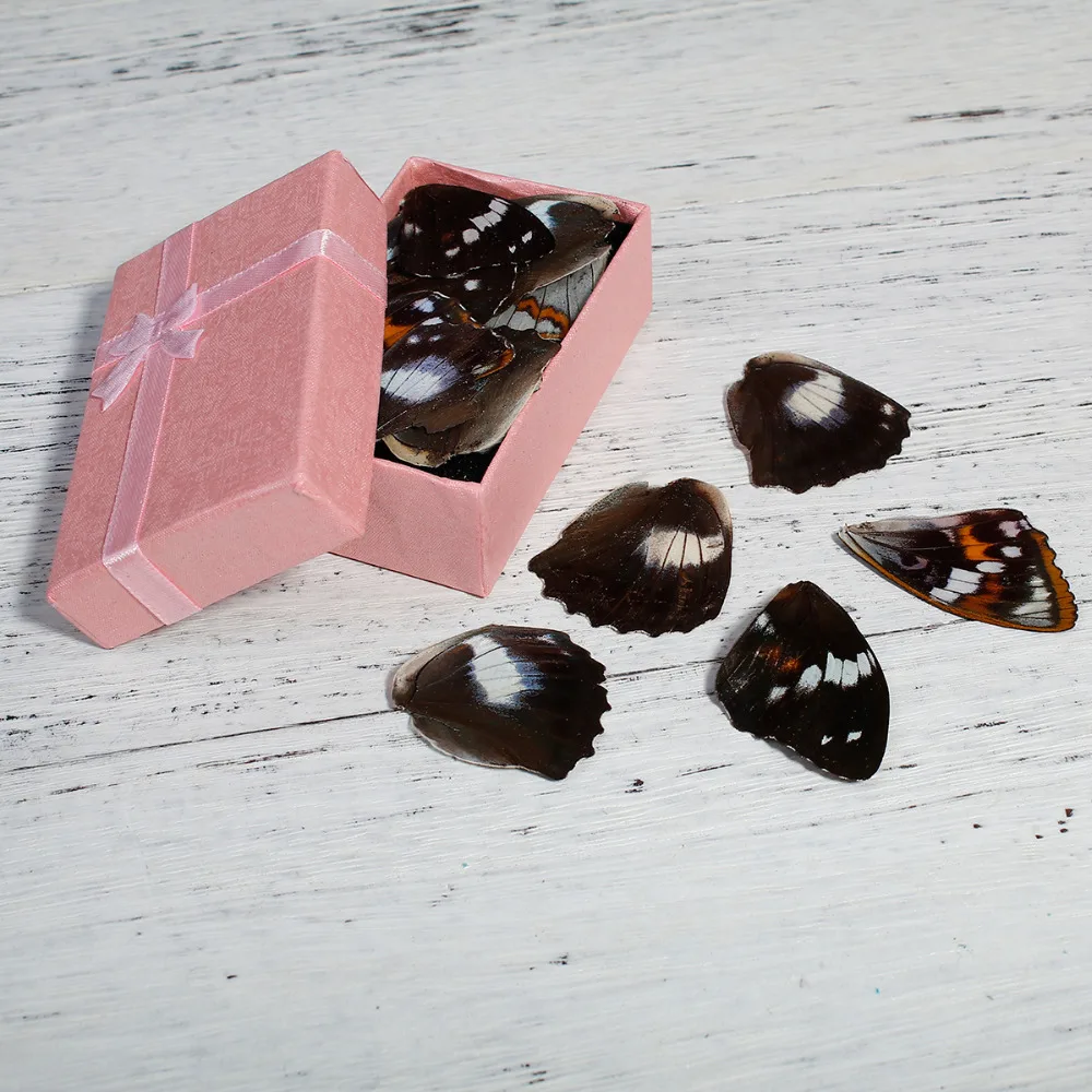 8 сезонов настоящие крылья бабочки для поделок многоцветные новый модный дизайн