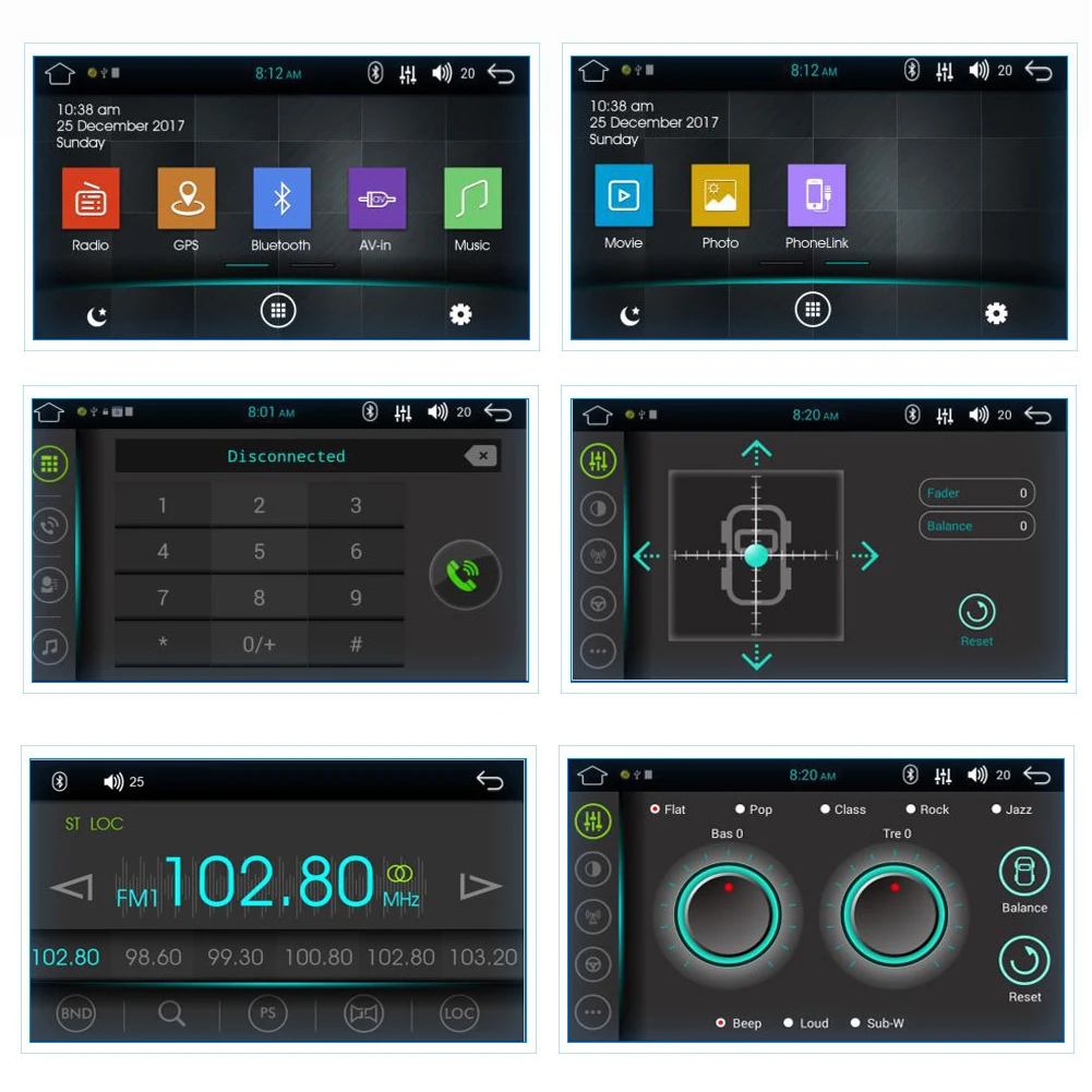 7 дюймов 2Din Аудио для Android универсальный авто стерео дистанционное управление FM