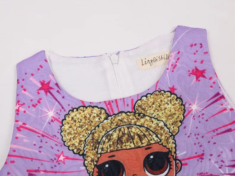 Children's toy dress big head doll bag children's clothing new skirt girls 4-9Y |