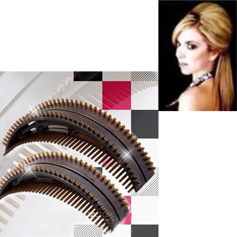 5 шт./компл. Для женщин Леди Магия Volumizing Bumpits подставки Bump Up зажимы Инструменты для укладки волос JIU55