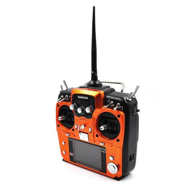Передатчик радиоуправления RadioLink AT10 II 2 4 ГГц 10 каналов с приемником R10D PRM-01 модуль