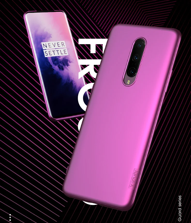 X-Level Guardian Мягкий силиконовый чехол для Oneplus 7 Pro 6 6T X Level ультра тонкий матовый защитный ТПУ