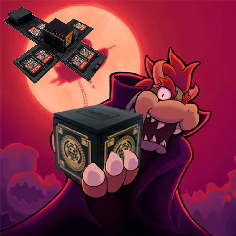 16 в 1 коробка для хранения игровой карты для nintendo Switch NS аксессуары для игровых карт чехол Pikachus Eevee Pokemons жесткий корпус коробка для хранения