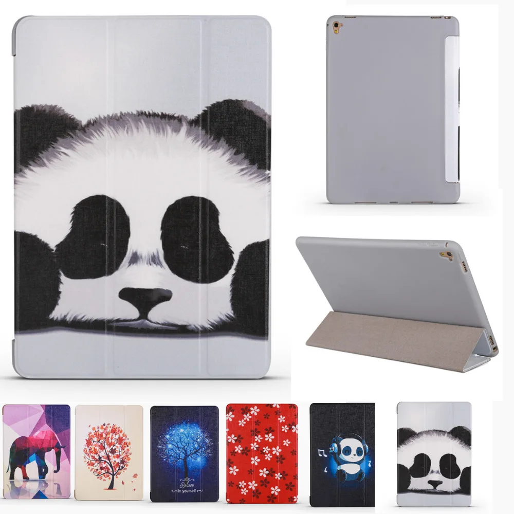 Платье с красивым принтом чехол кожаный для Apple ipad 9 7 2017 2018 флип-кейсы картами