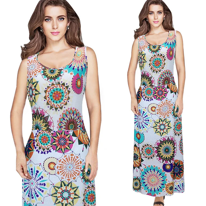 Летнее макси платье пляжное женское Vestidos De Renda элегантного размера плюс вечерние