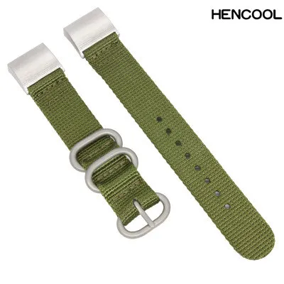 Модный спортивный ремешок для наручных часов браслета Fitbit charge 2 нейлоновый смарт