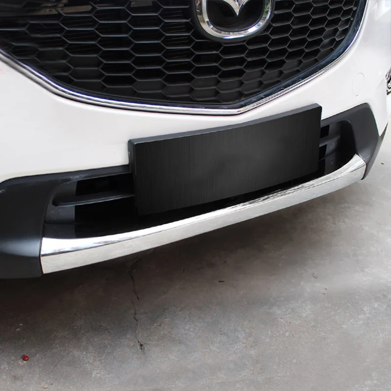 Автомобильные аксессуары подходят для Mazda CX-5 CX5 2012 2013 ABS Хром передний бампер Накладка для губ 1 шт