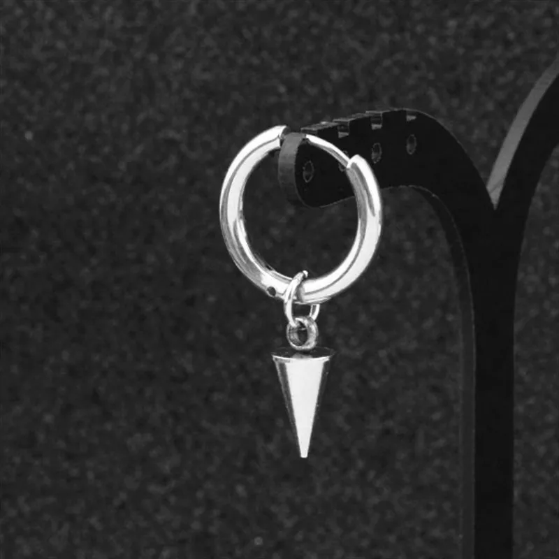 Простые корейские серьги-гвоздики KPOP в стиле панк из нержавеющей стали Bangtan Boys Album