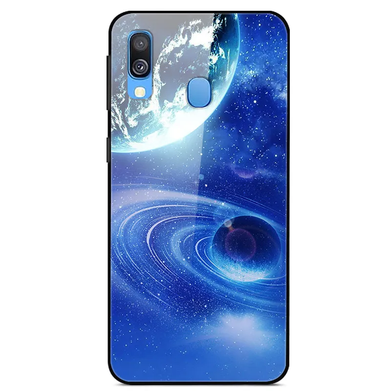 Чехол из закаленного стекла для Samsung Galaxy A70 чехол жесткая задняя крышка A40 A51 A71