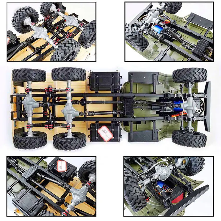 Kingkong 1/12 весы CA30/ZISL-151 6x6 советский грузовик Металлическое шасси комплект RC автомобиль для восхождения