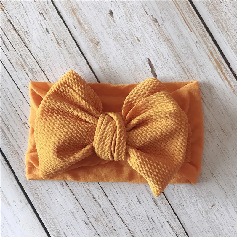 Лидер продаж 2019 Детские аксессуары для волос с бантом детский тюрбан узлом