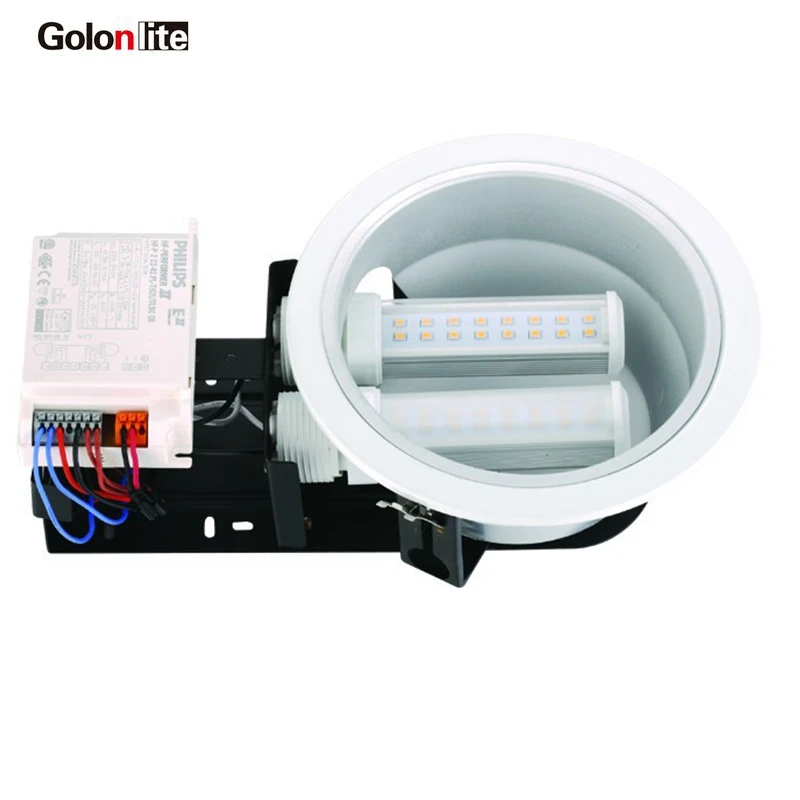 Golonlite G24 светодиодный лампы PL 11 Вт 9 Вт 7 Вт 5 Вт заменить 26 Вт 18 Вт 13 Вт 10 Вт CFL G24Q G24d E27 E26 энергосбережения 3yeas гарантии заводская цена