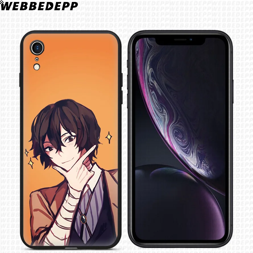 WEBBEDEPP Bungou Stray Dogs Anime Soft Silicone Case for iPhone 11 Pro Xr Xs Max X or 10 8 7 6 6S Plus 5 5S SE |
