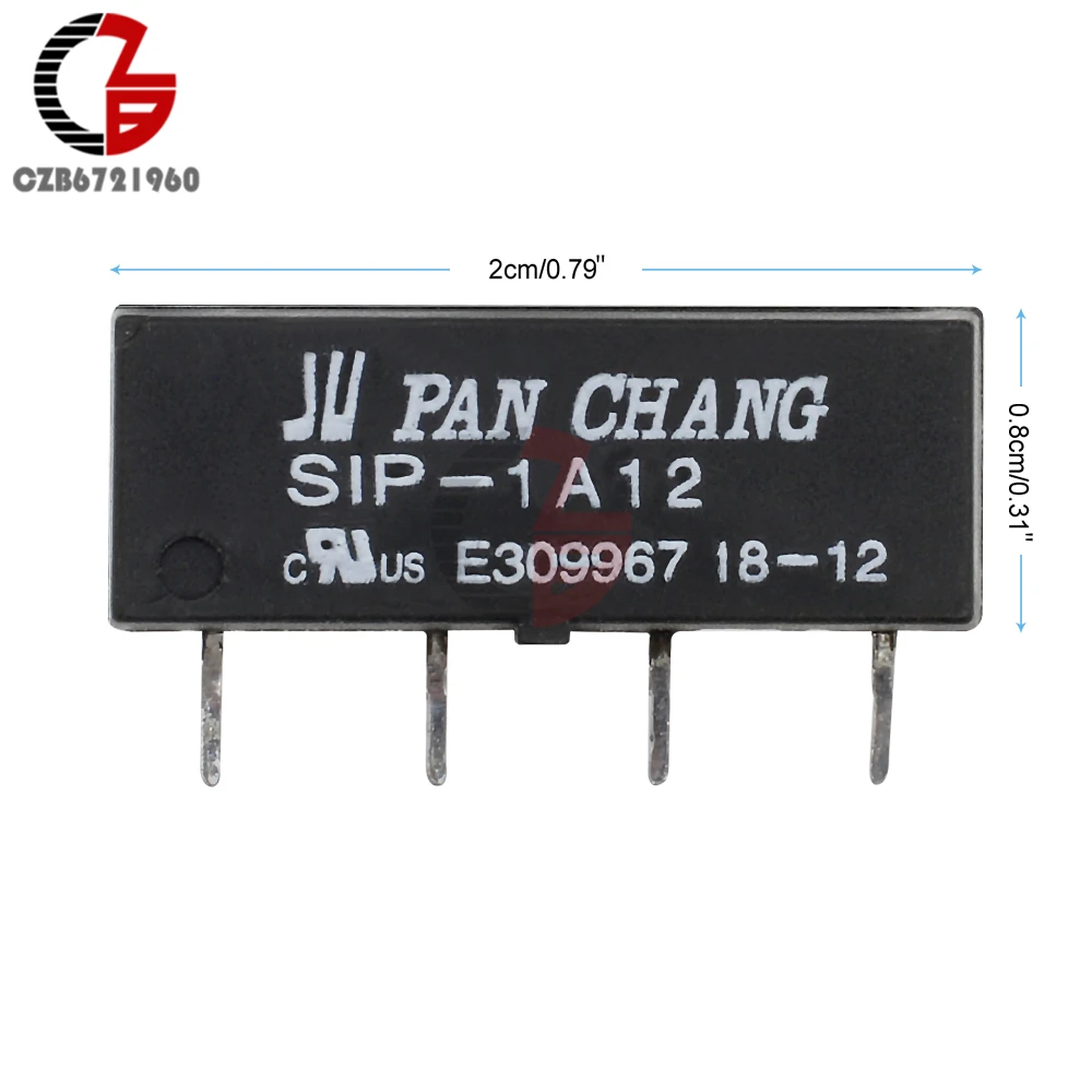 12V реле SIP-1A12 геркон реле 4PIN для PAN CHANG реле