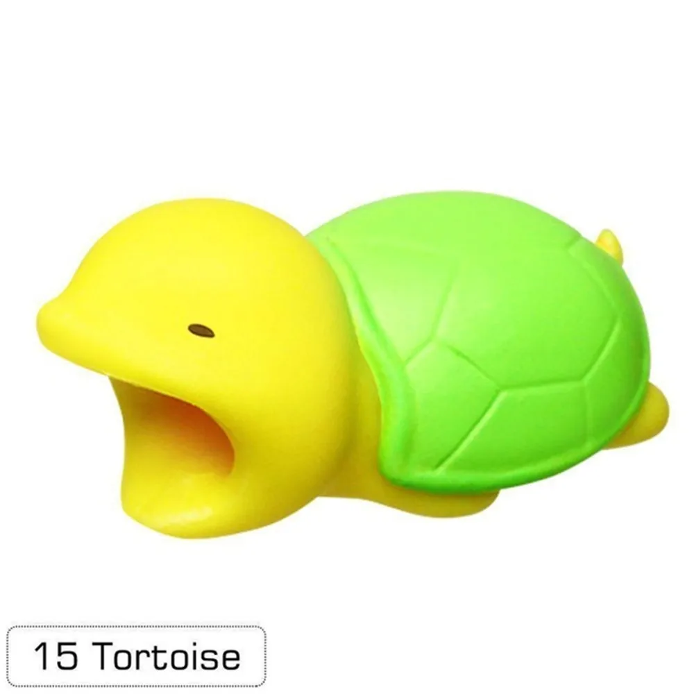 Turtle Данные кабель защита рукав кабель намотки милые животные кабель протектор для мобильного телефона держатель - Цвет: Turtle