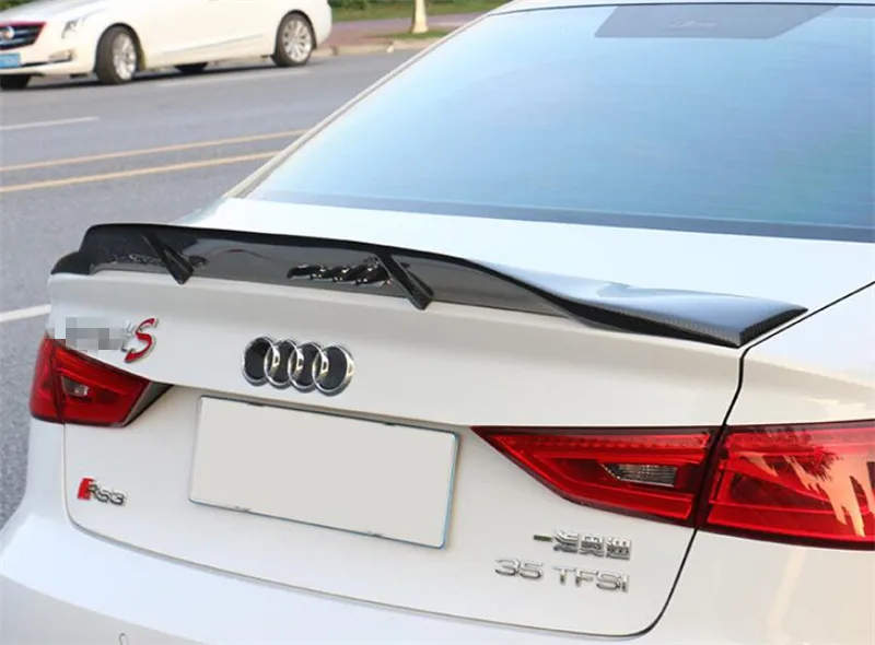 Спойлер из углеродного волокна для Audi A3 S3 RS3 2014 15 16 17 18 2019 высококачественные
