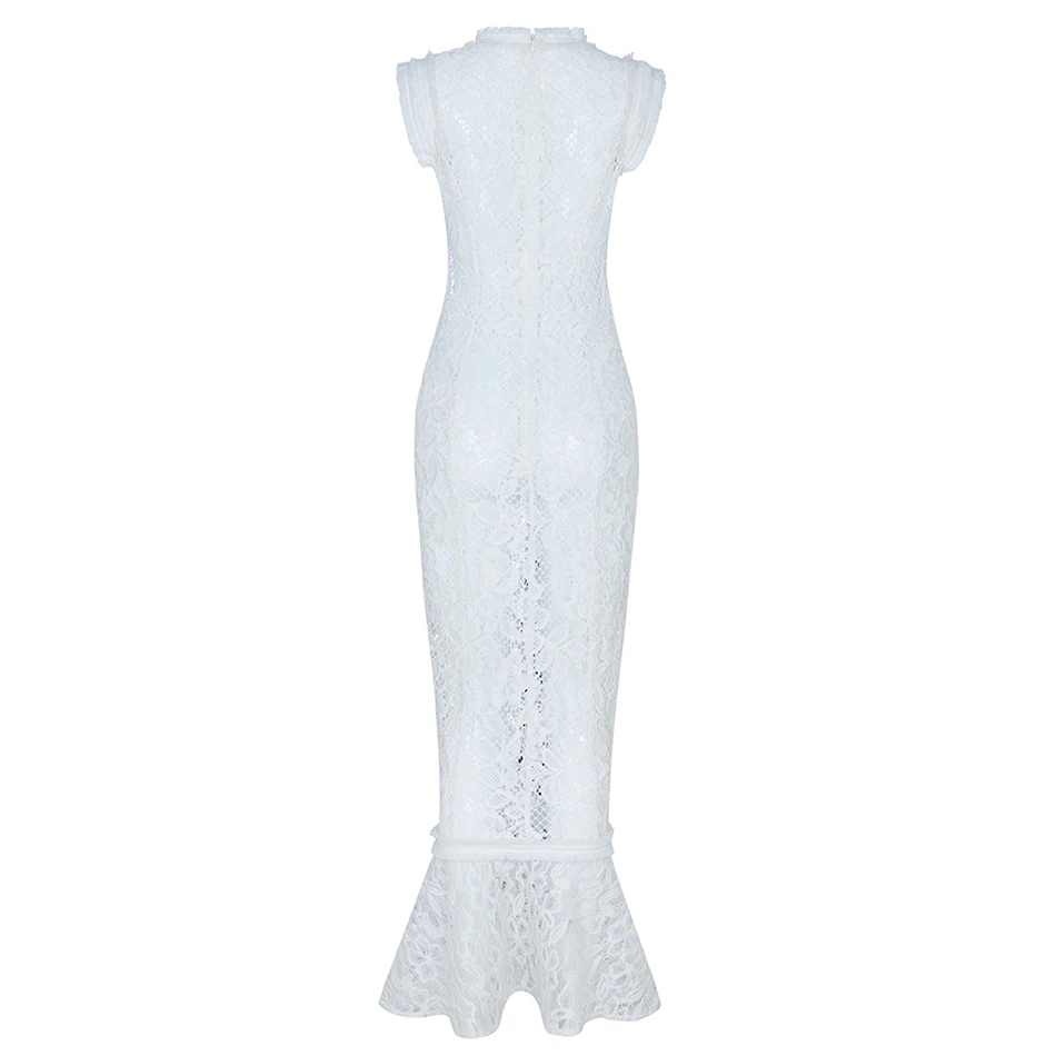 Seamyla 2019 New Sexy Celebrity Party Dress Women Sleeveless Hollow Out Lace Long Maxi Bodycon Summer Club Vestidos | Женская одежда
