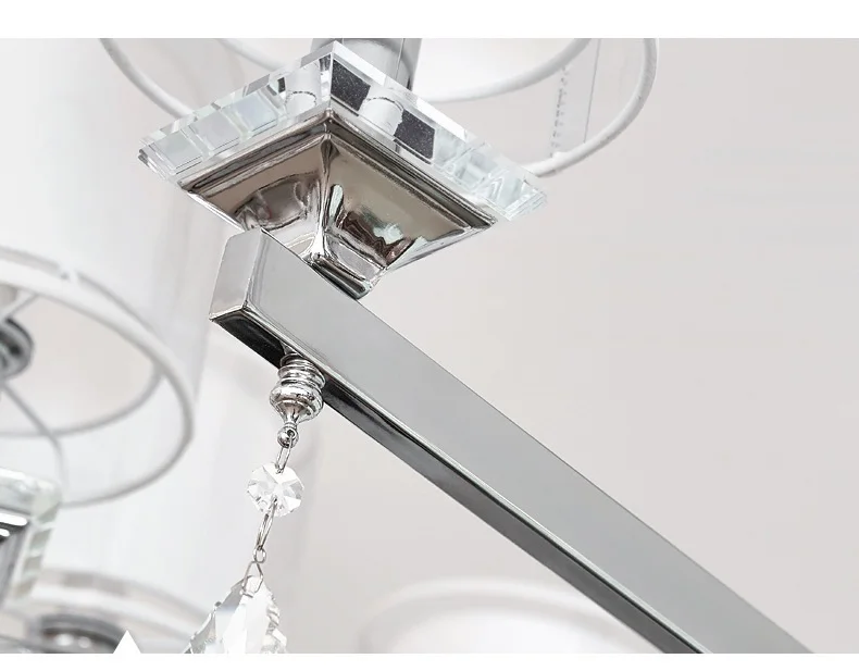 Кристалл Chandelier Современные огни Хром Роскошь для гостиной спальня 110v-220v Led Chandeliers Освещение Led Висячие огни