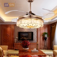 led modern steel alloy acryl abs gold ceiling fan led lamp led light ceiling lights led ceiling light for foyer bedroom