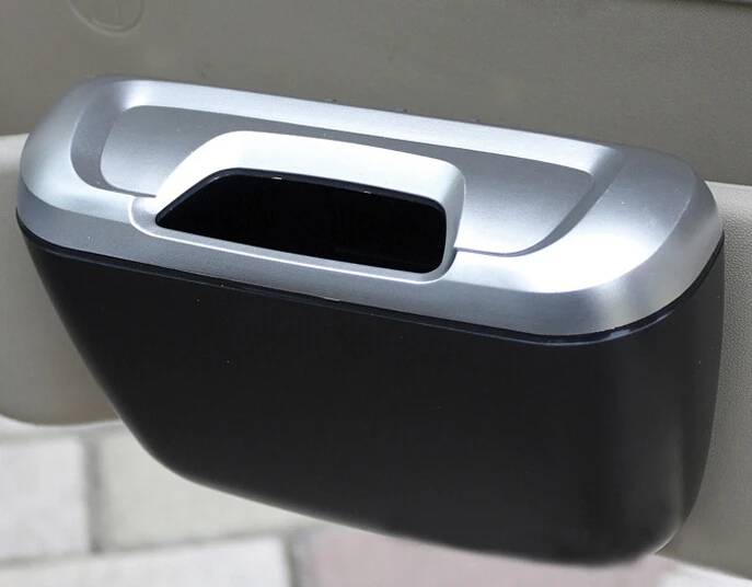 Car Auto Cargo Trash Can Garbage Storage Black Box Bin Container Vehicle |