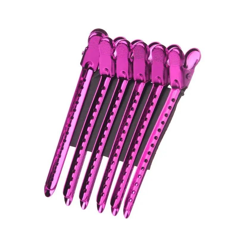 Brand 12Pcs/Set Metal Duck Mouth Hair Clips Hairdressing Salon Clamps Styling Tools Personal Care Appliance Accessories | Бытовая
