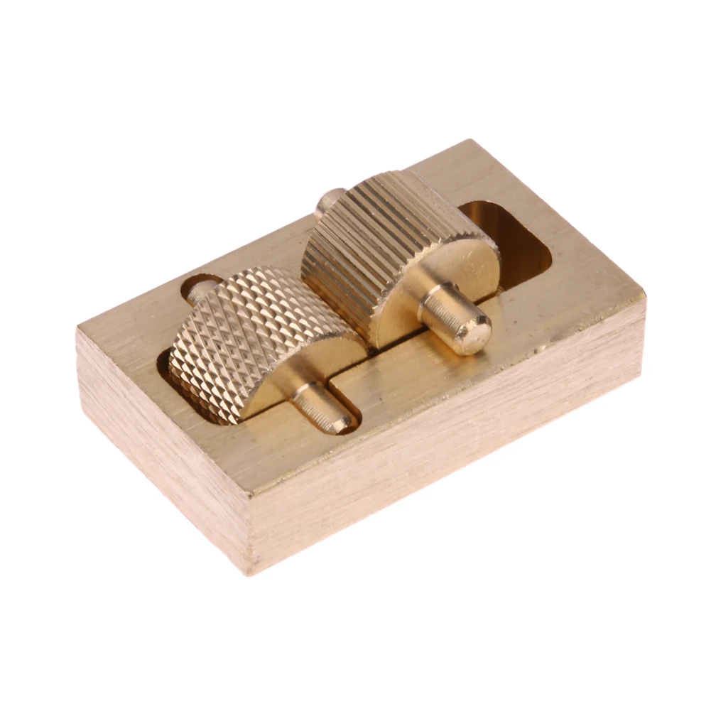 Новый краевой краситель для кожи из чистой меди ручная работа 2 ролика 1 набор|ptsp| |