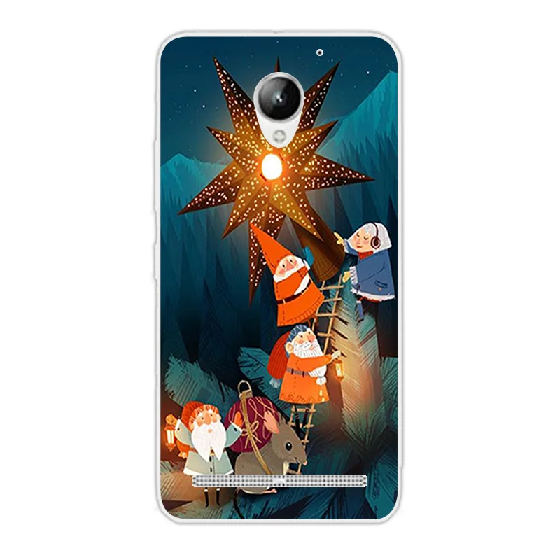 13 Для lenovo Vibe C2 K10A40 чехол рождественский сезон из силикона и ТПУ с 5,0 дюймов для lenovo C2 чехол для телефона силиконовый защитный чехол для телефона с изображением из Bacl защитные чехлы - Цвет: 13