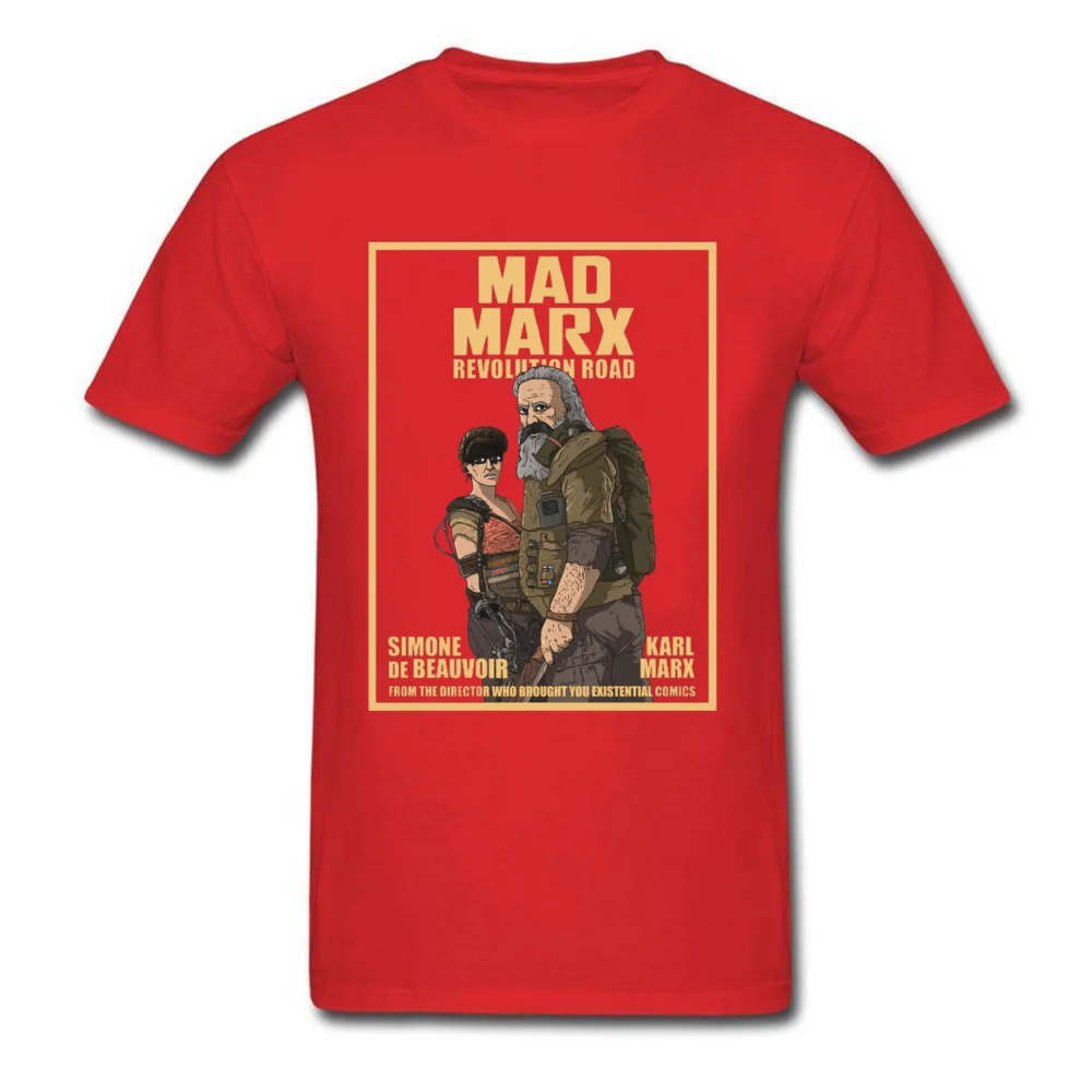 Футболка Карла Маркса Mad Max футболка классная одежда в военном стиле для мужчин хлопок летняя футболка на заказ подарок Топы И Футболки забавные