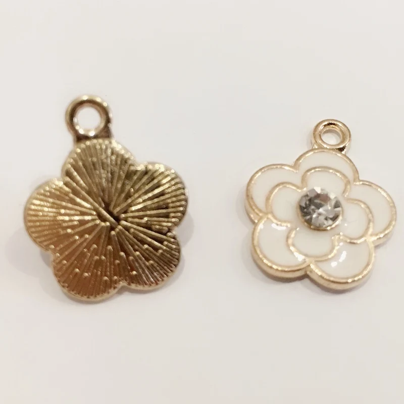 Золотые ювелирные изделия из эмалированного сплава 20 шт./лот 14*18 мм подвески в