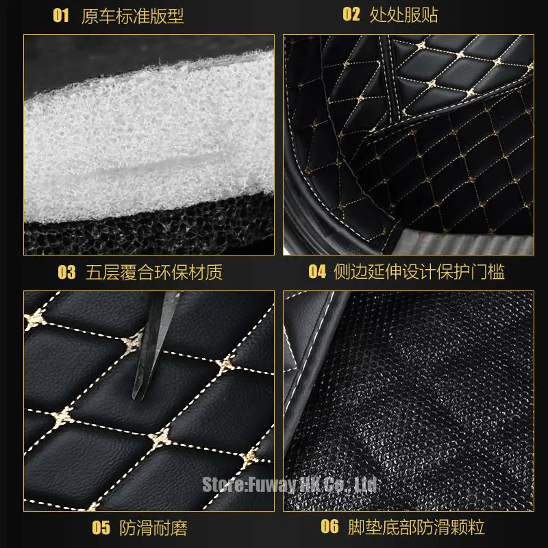 Хорошо и Бесплатная доставка! Специальные коврики для багажника автомобиля KIA