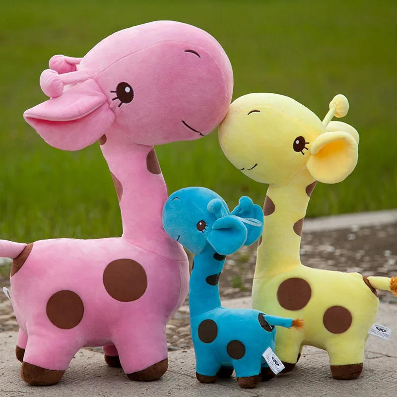 17 см Маленькие Плюшевые Игрушки Brinquedos Multi Coloredl Чучела Жираф Животное Мягкие