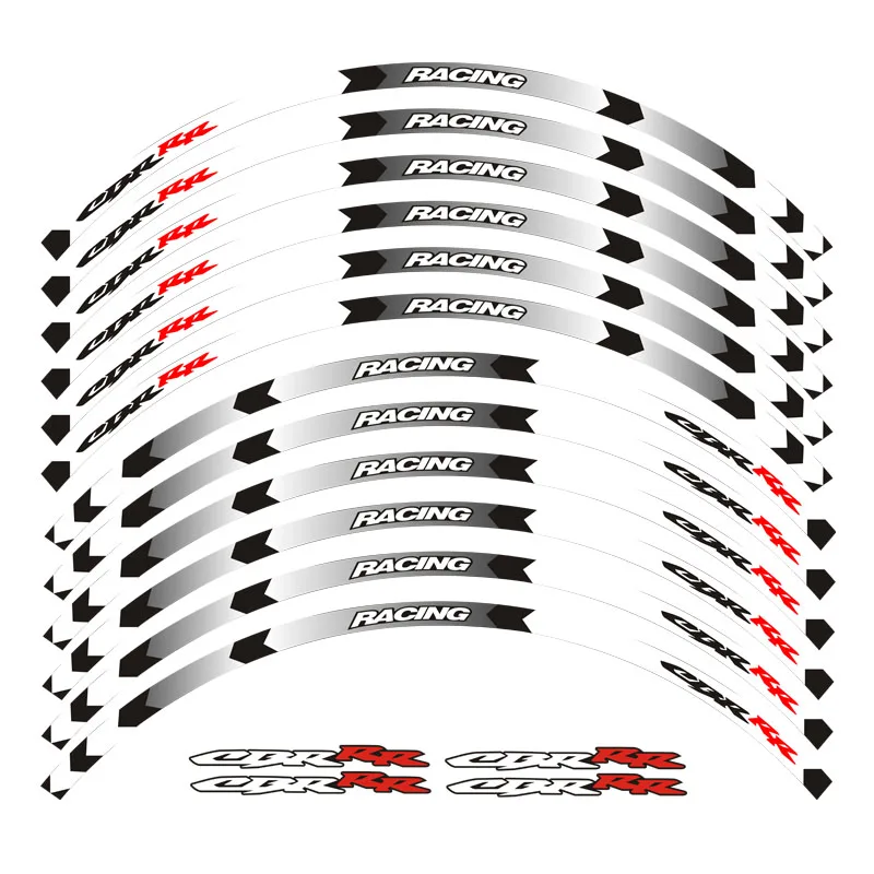 Высококачественная наклейка на колесо мотоцикла Светоотражающая велосипед