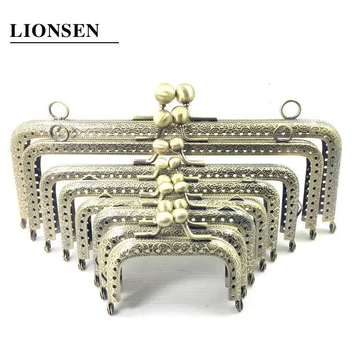 Металлическая квадратная рамка для кошелька LIONSEN 6 5/7 5/8 5/10 5/15/18/20 см | Багаж и сумки