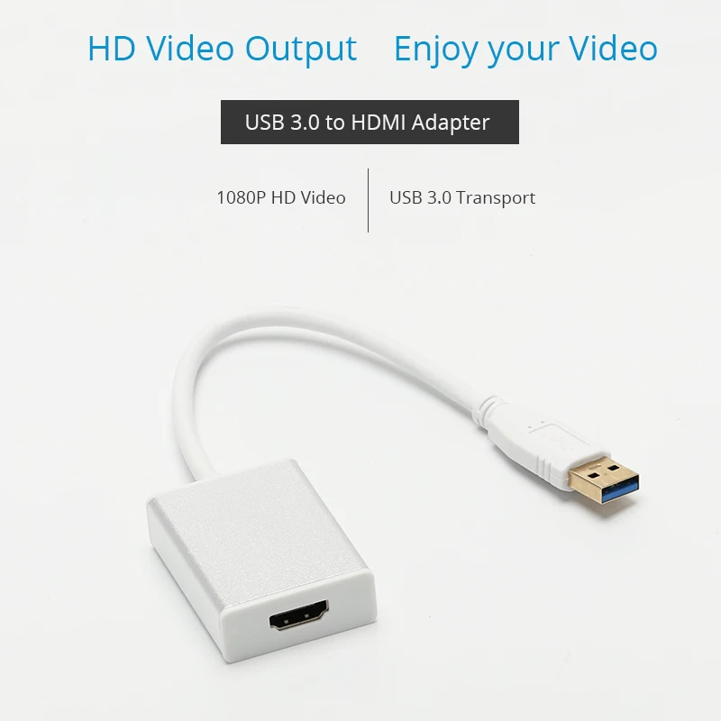 USB 3 0 к HDMI видео графический адаптер 1080P ноутбук компьютер ПК совместимый кабель