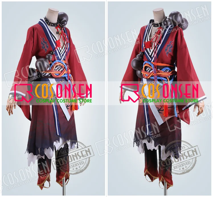Bestellen Ensemble Sterne Akehoshi Subaru Scout! Onibi Orange Rot Oger Bloomed Cosplay Kostüm COSPLAYONSEN Vollen Satz