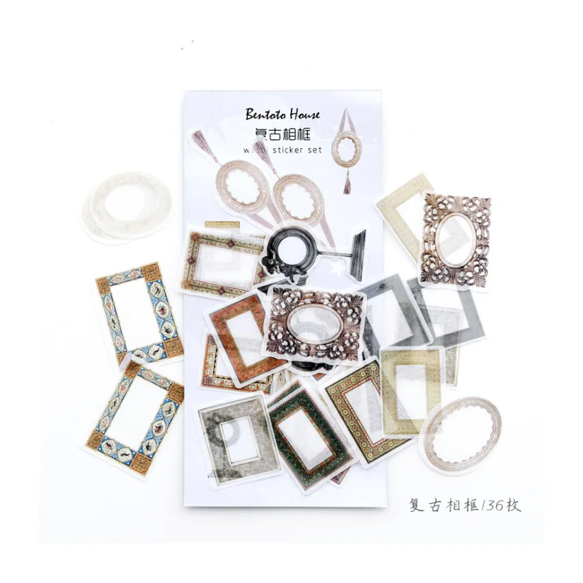 D 36pcs per pack 1 упаковка/лот животные и растения Ретро предметы наклейки пакет бумажные наклейки украшения Diy Ablum дневник в стиле Скрапбукинг этикетка наклейка s - Цвет: D 36pcs per pack