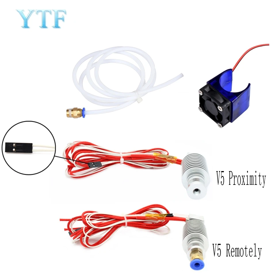 3D принтеры Запчасти J головки Hotend Уэйд горячего конца экструдер V5 Remote1.75mm 3 0 мм
