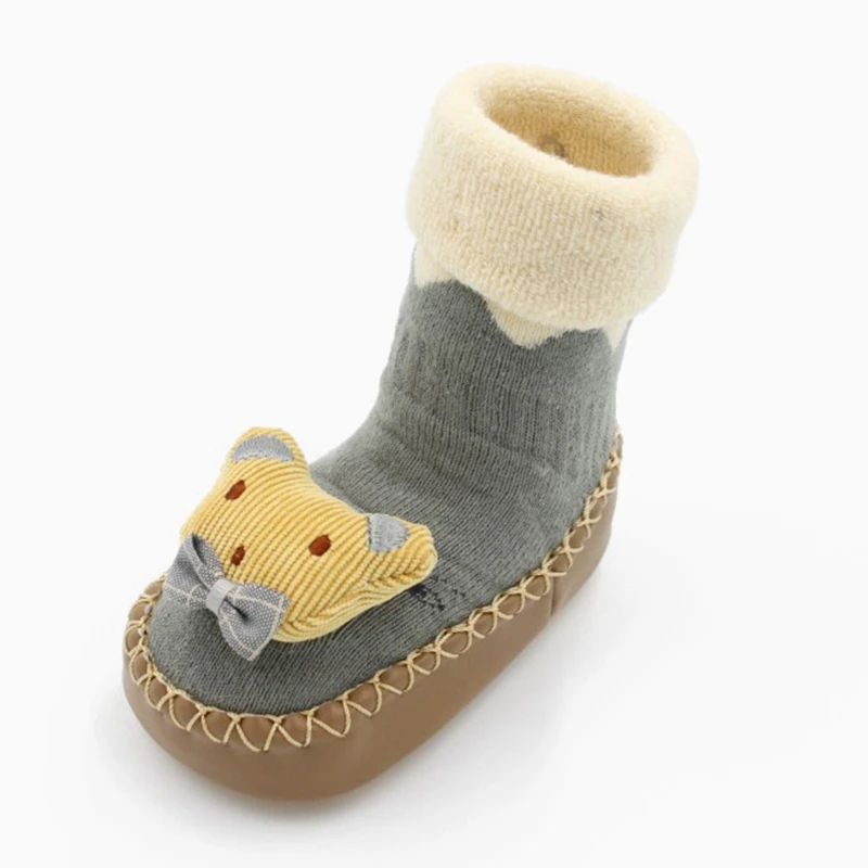 Подарок для малышей Детские домашние носки тапочки нескользящая детская одежда