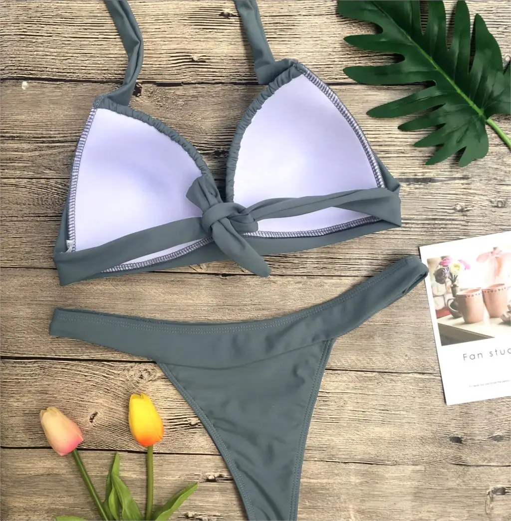 

Sexy 5 Colors Bikinis New Swimwear Women Swimsuit Hot Bandage Bikini Bathing Suit Push Up Brazilian Biquinis Swim Wear