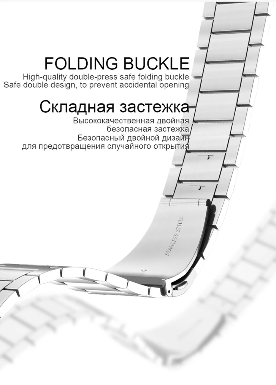 HOCO Ремешок из нержавеющей стали для Apple Watch 5 Band 40mm 44mm Металлические звенья Браслет Умный ремешок для часов для iWatch Series 5 4 3 2 1